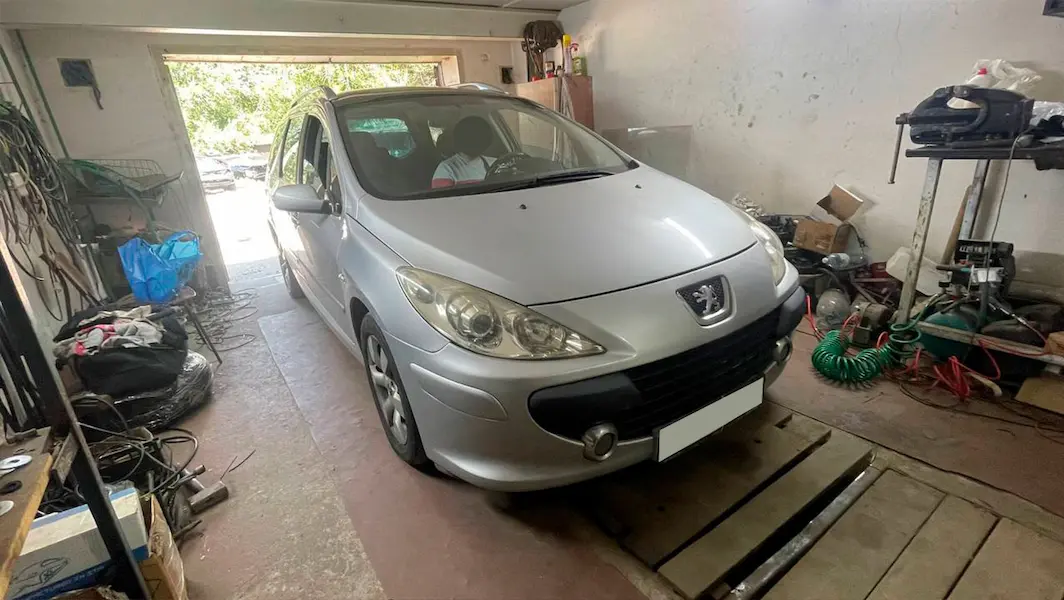 Встановлення ГБО на Peugeot 307 у Запоріжжі загальний вигляд